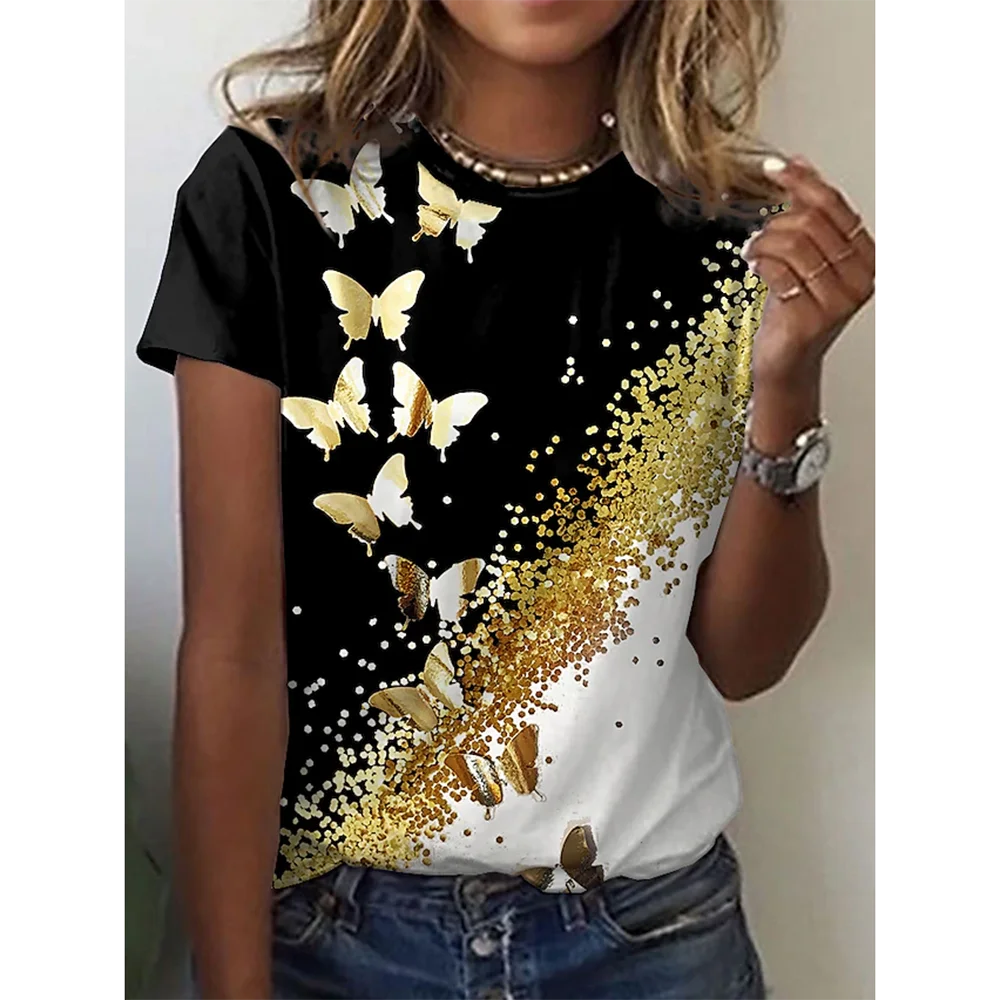 Oversized O-Neck Summer Fashion Top