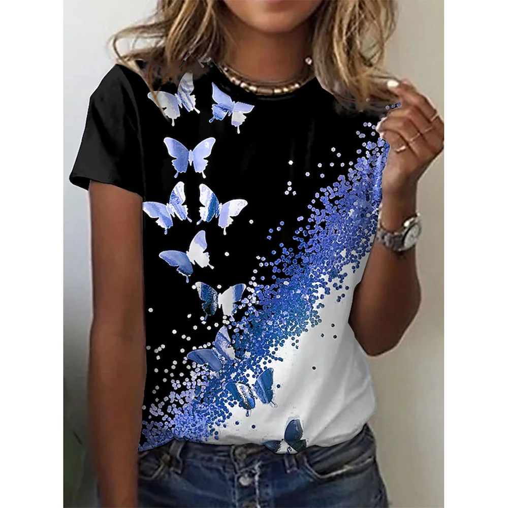 Oversized O-Neck Summer Fashion Top