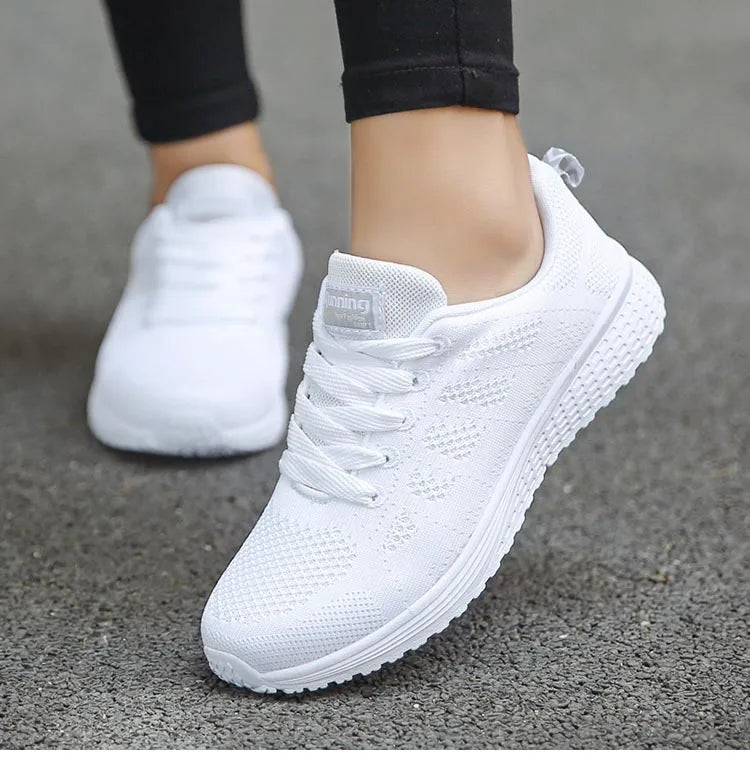 Stylish Women's Platform Sneakers – Breathable & Trendy
