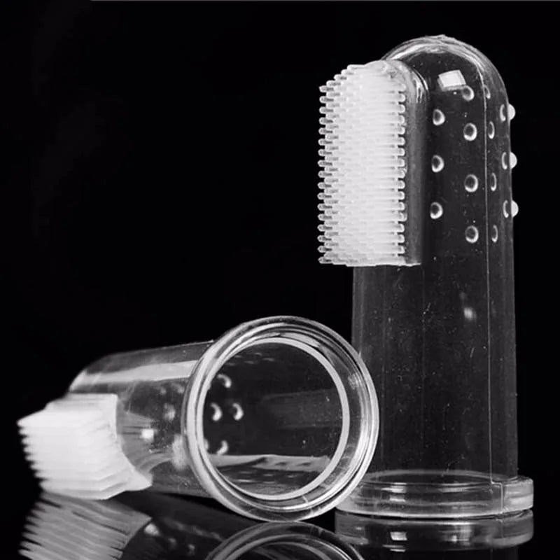 Soft Silicone Finger Toothbrush for Medium Dogs