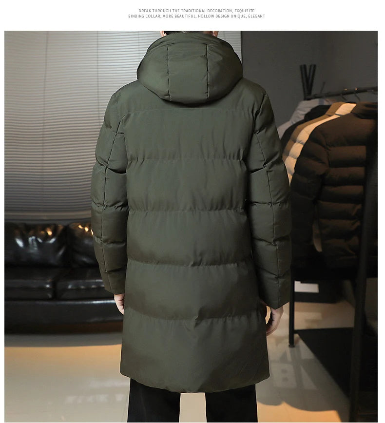 Men’s Winter Korean Fashion Thickened Down Coat