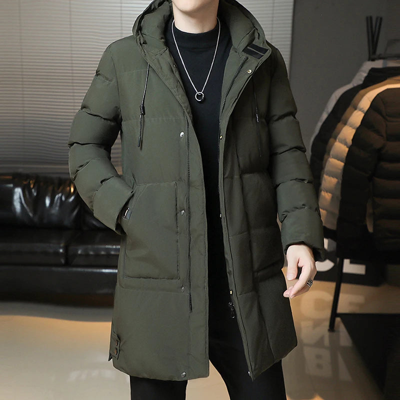 Men’s Winter Korean Fashion Thickened Down Coat