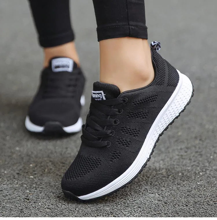 Stylish Women's Platform Sneakers – Breathable & Trendy