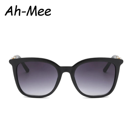 Classic Vintage Square Sunglasses for Men and Women with Alloy Frame