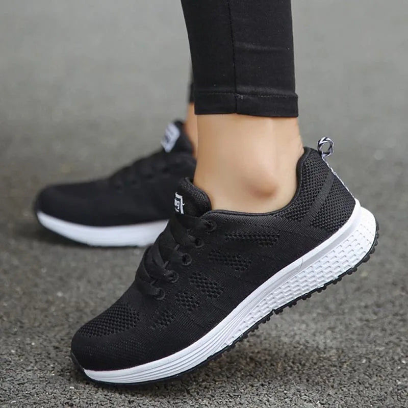 Stylish Women's Platform Sneakers – Breathable & Trendy