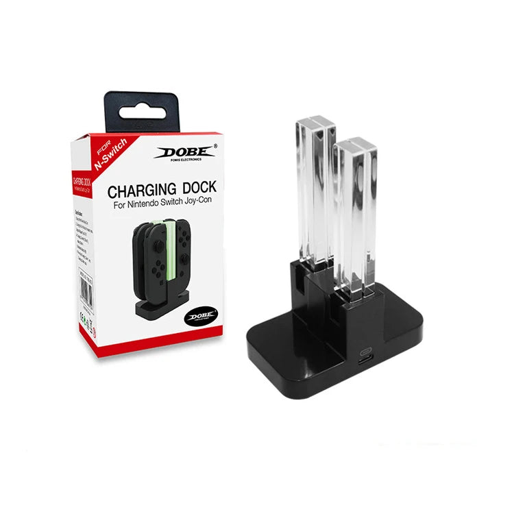 4-in-1 Nintendo Switch Controller Charging Dock with LED Indicator