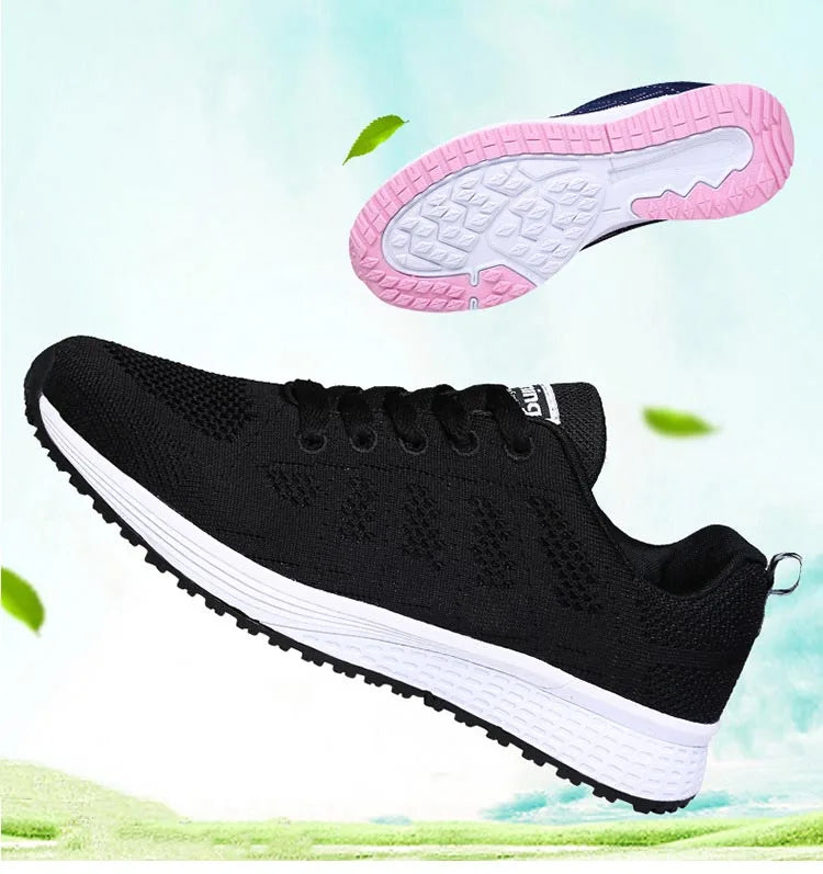 Stylish Women's Platform Sneakers – Breathable & Trendy