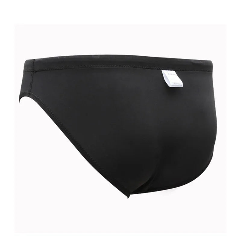 Men’s Shark Skin Swim Trunks Quick Dry Competition Boxer Briefs