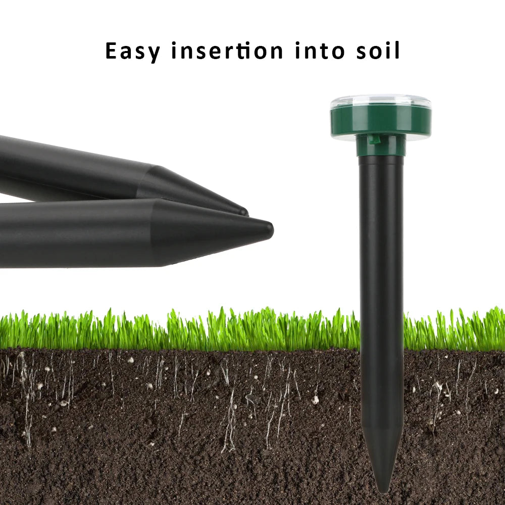 Solar Ultrasonic Pest Repeller for Garden Yard Snake Mouse Control