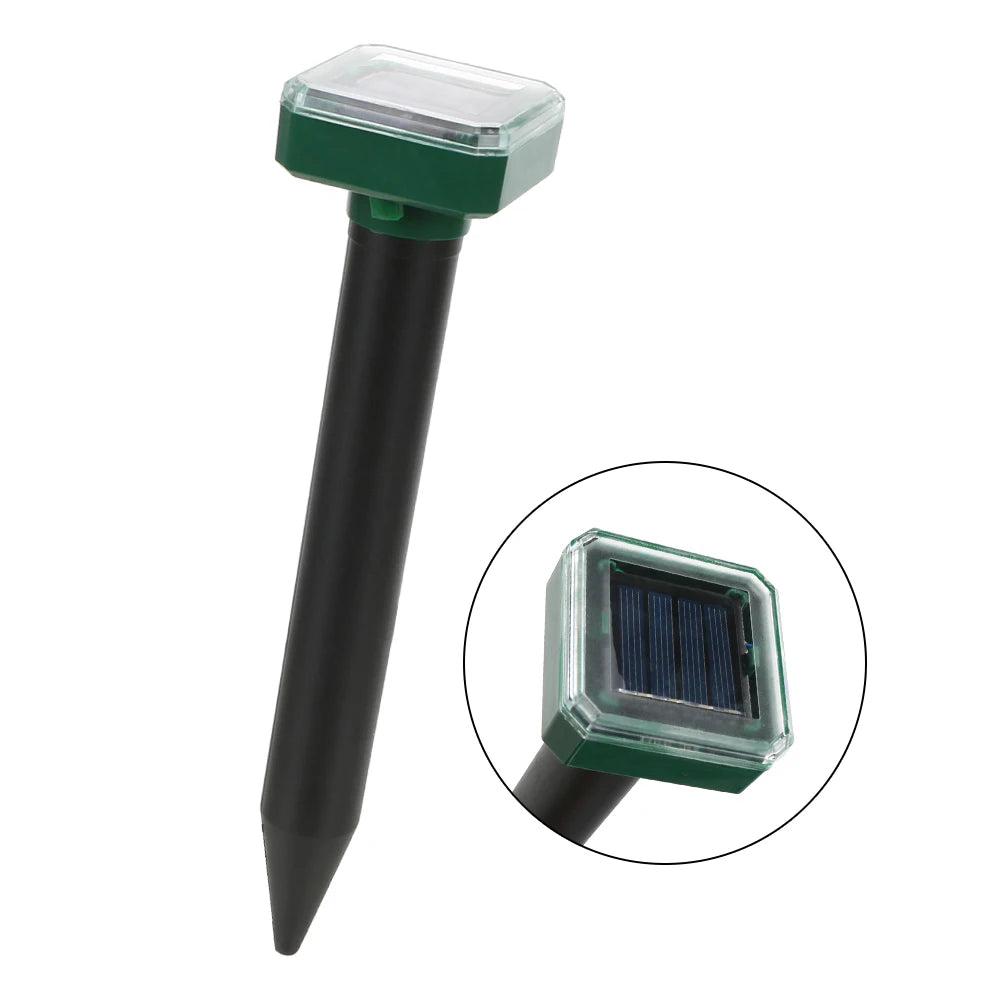 Solar Ultrasonic Pest Repeller for Garden Yard Snake Mouse Control