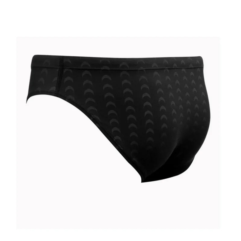 Men’s Shark Skin Swim Trunks Quick Dry Competition Boxer Briefs