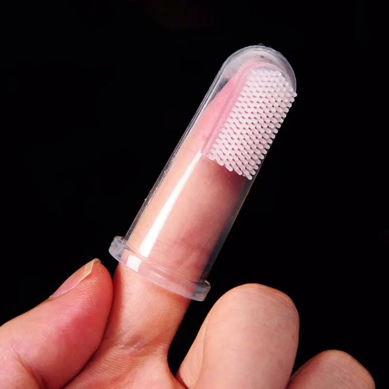 Soft Silicone Finger Toothbrush for Medium Dogs