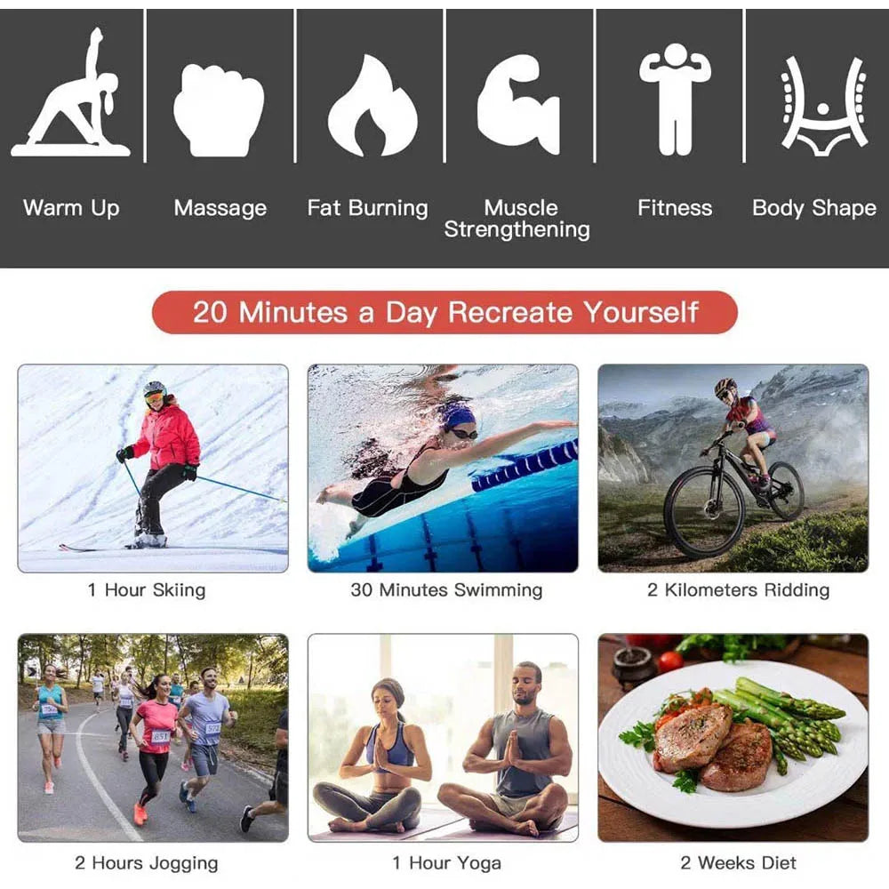 Ultimate EMS Ab Trainer & Slimming Belt - Effective Weight Loss Solution