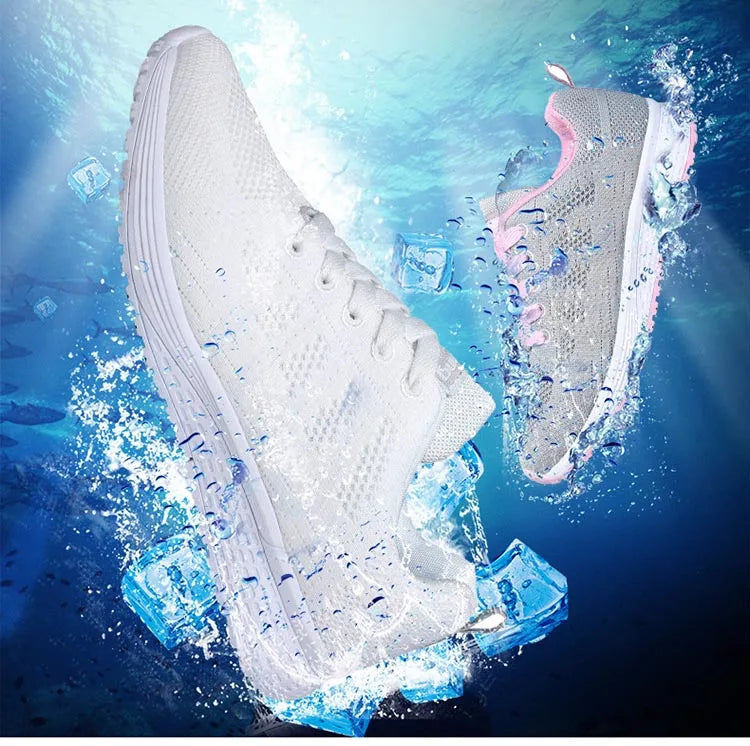 Stylish Women's Platform Sneakers – Breathable & Trendy