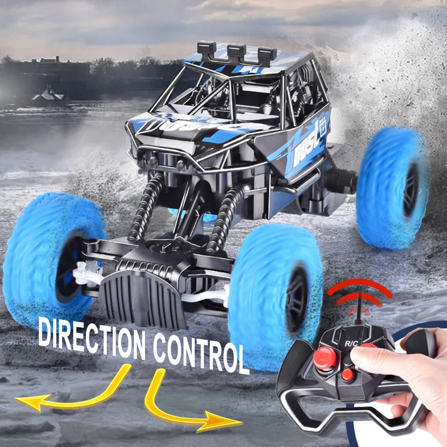 Colorful Flashing Lights Remote Control Car - Superior Deals