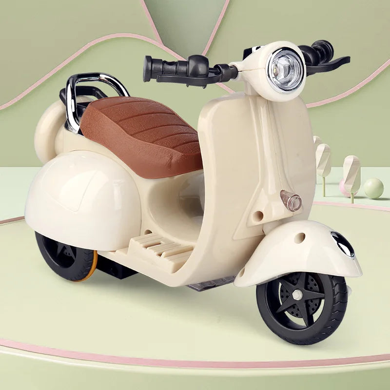 Labubu Mini Electric Motorcycle with Lights & Music – Doll Accessory Gift