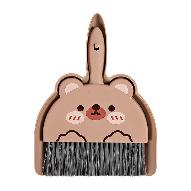 Mini Broom and Dustpan Set for Tabletop Desk and Household Cleaning