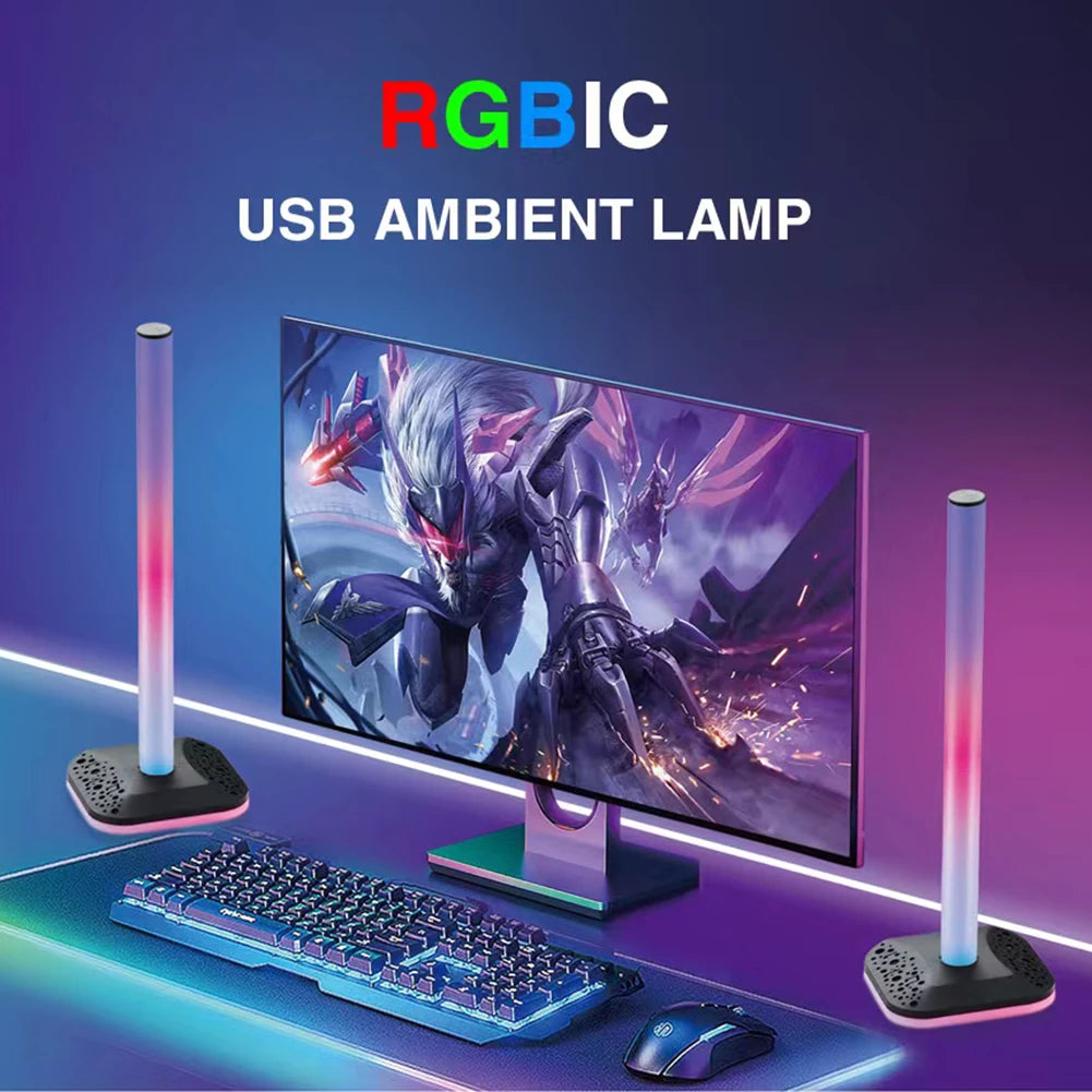 RGB Gaming Headphone Stand with LED Lighting
