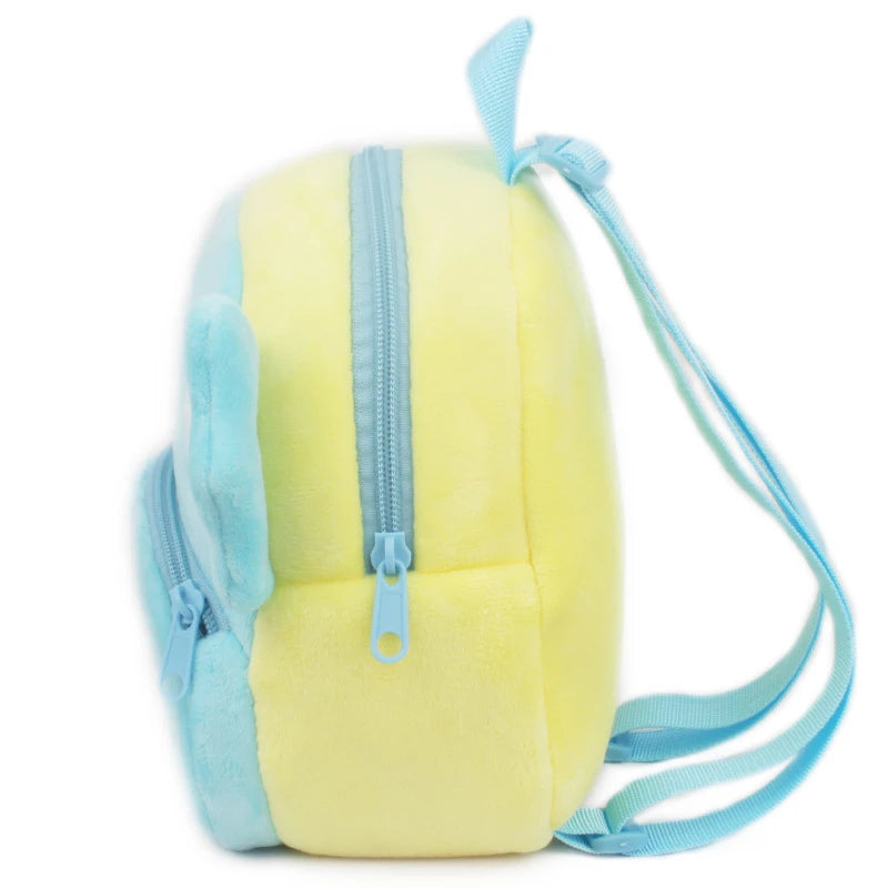 3D Cartoon Plush Kids School Backpack