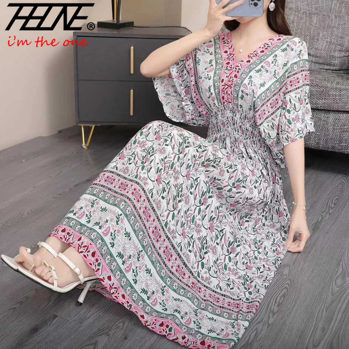 Women’s Vintage Summer Beach Dress