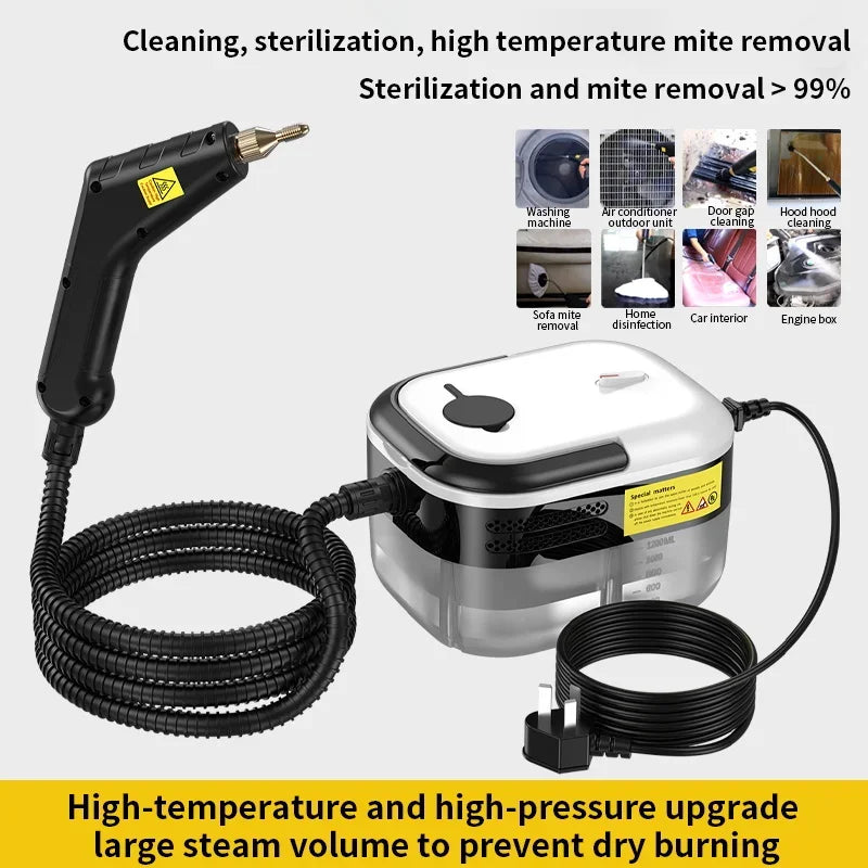 Electric High-Temperature Steam Cleaner 110V/220V for Car and Home Cleaning
