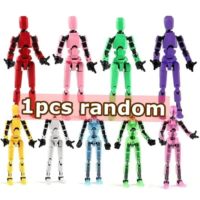 DIY Luminous T13 Multi-Jointed Movable Robot & Dog Action Figures
