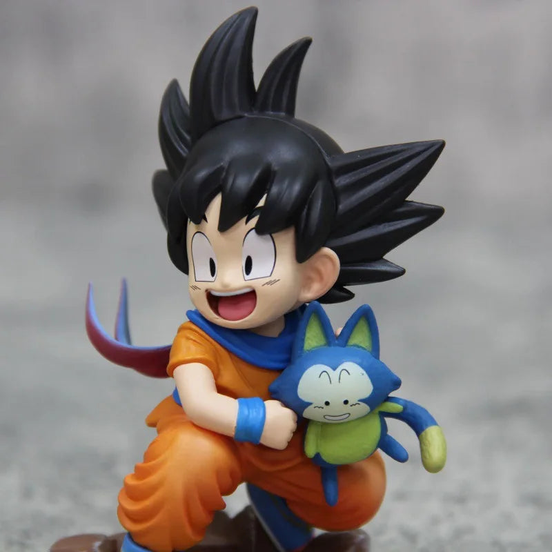 Childhood Goku & Puaru Kawaii Figurine