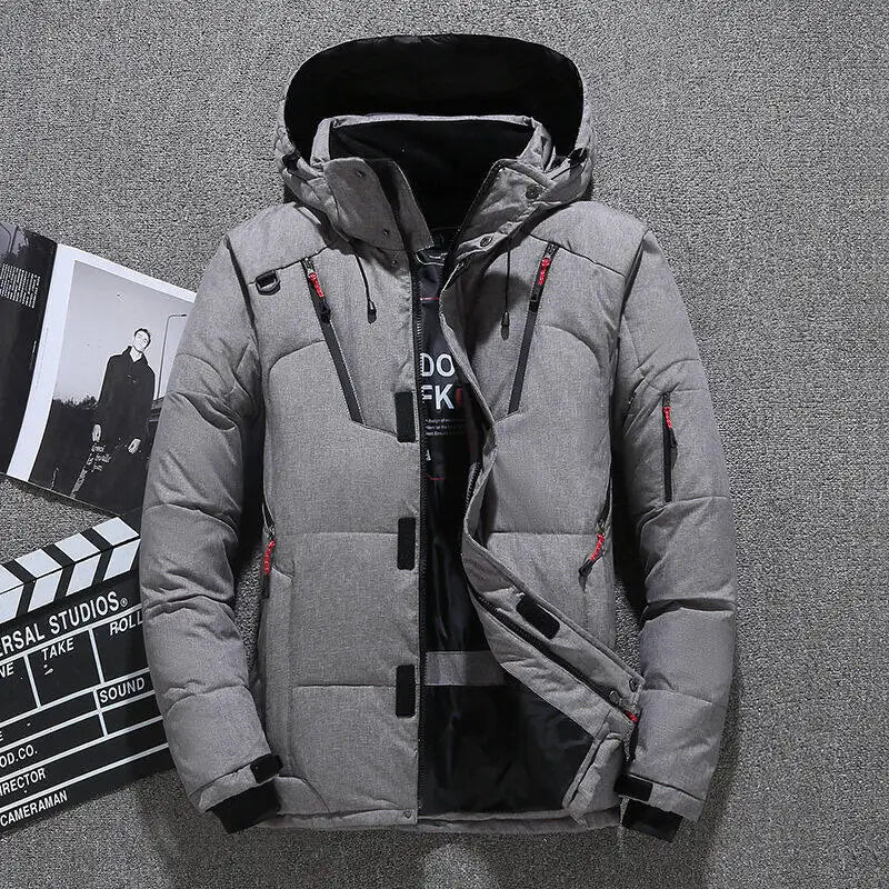 Winter Fashion Thicken Men Parkas Coats with Hood