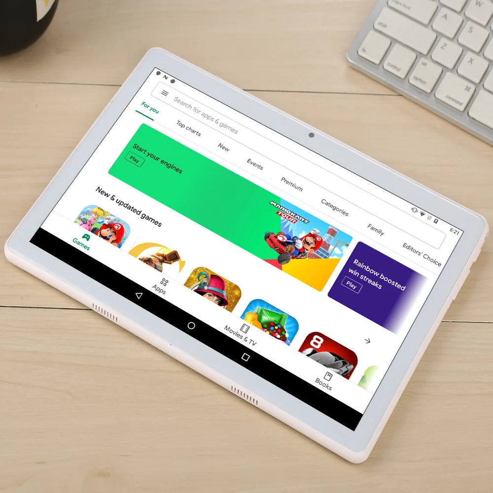 BDF S10 10.1-Inch Android Tablet - Dual SIM, Octa-Core, 4GB RAM