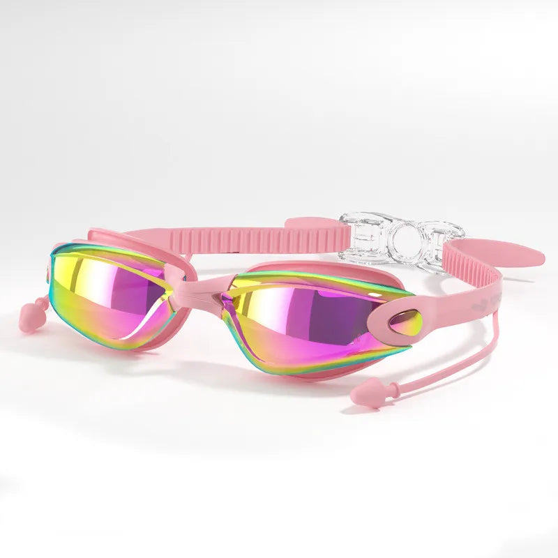 ARENA Anti-Fog UV Swim Goggles with Earplugs for Men and Women