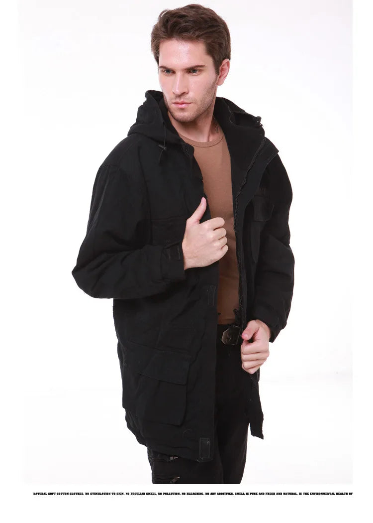 US Military Fleece Tactical Windbreaker Jacket
