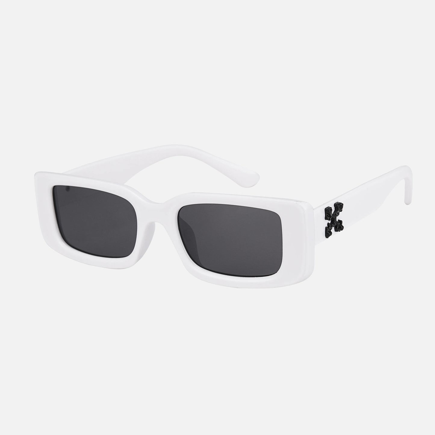 Retro Rectangle Cycling Sunglasses for Men and Women UV400 Protection