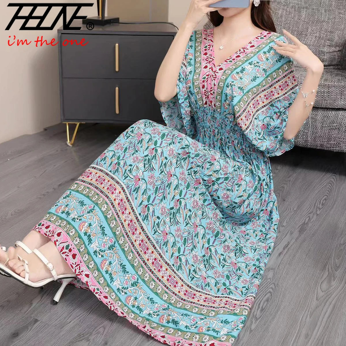 Women’s Vintage Summer Beach Dress