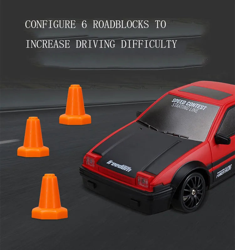 2.4G High-Speed Drift RC Car - 4WD AE86 Model GTR