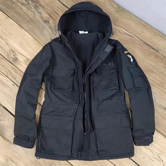 US Military Fleece Tactical Windbreaker Jacket