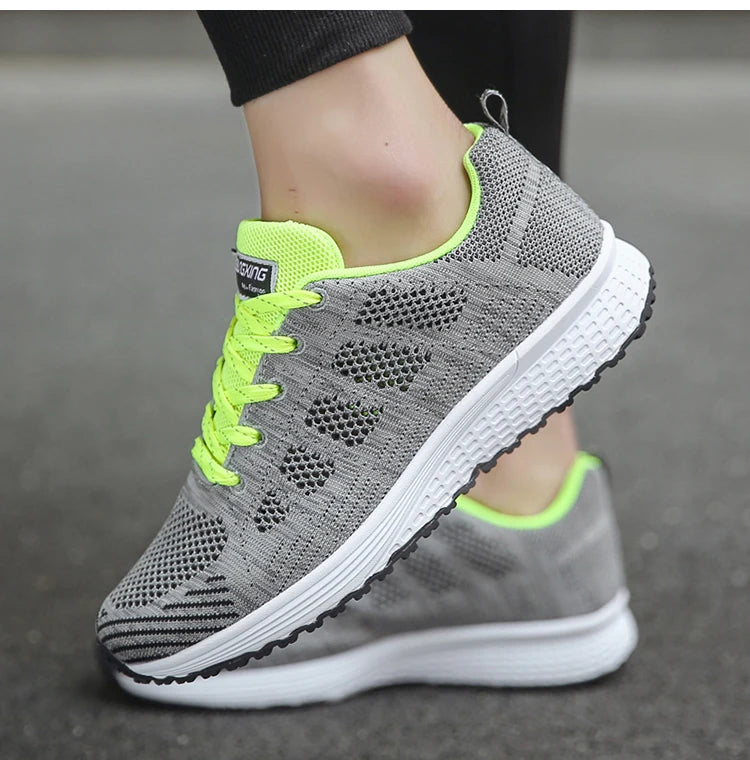 Stylish Women's Platform Sneakers – Breathable & Trendy