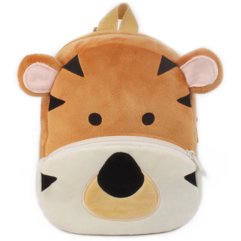 3D Cartoon Plush Kids School Backpack