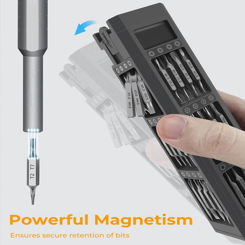 44-in-1 Magnetic Precision Screwdriver Set – Portable Repair Toolkit