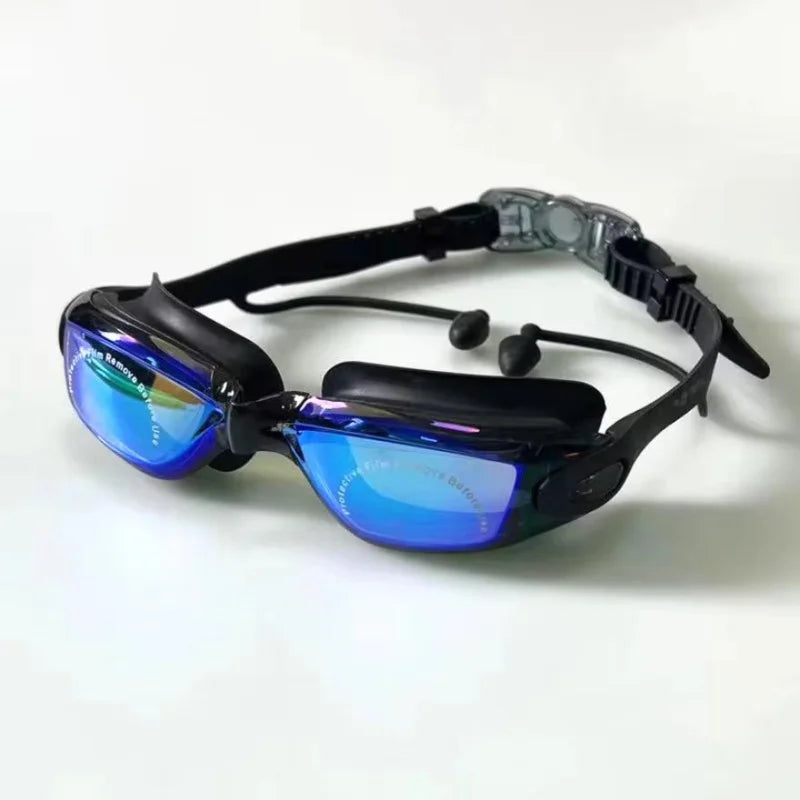 ARENA Anti-Fog UV Swim Goggles with Earplugs for Men and Women