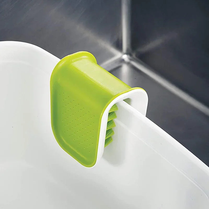 Two-Sided U-Shaped Cleaning Brush for Seat Belts and Kitchen Tools