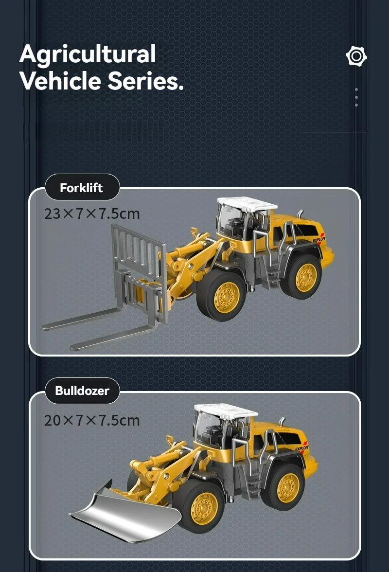 Diecast Truck Toy - Classic Construction Loader