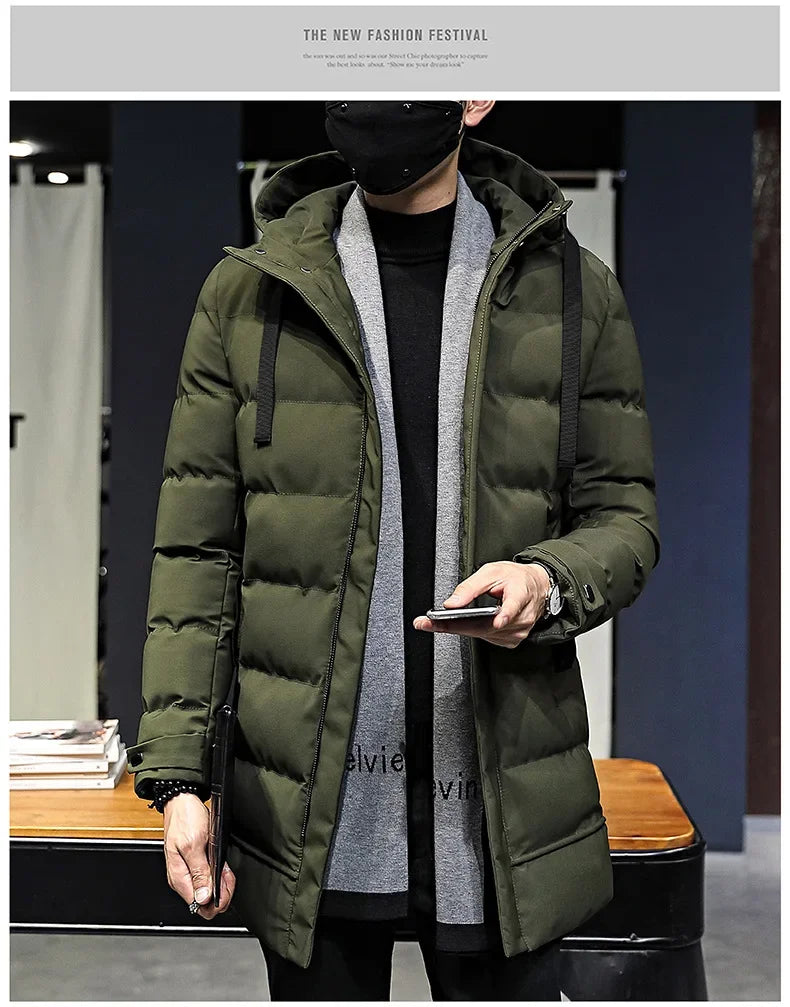 Winter Men’s Down Jacket Hooded
