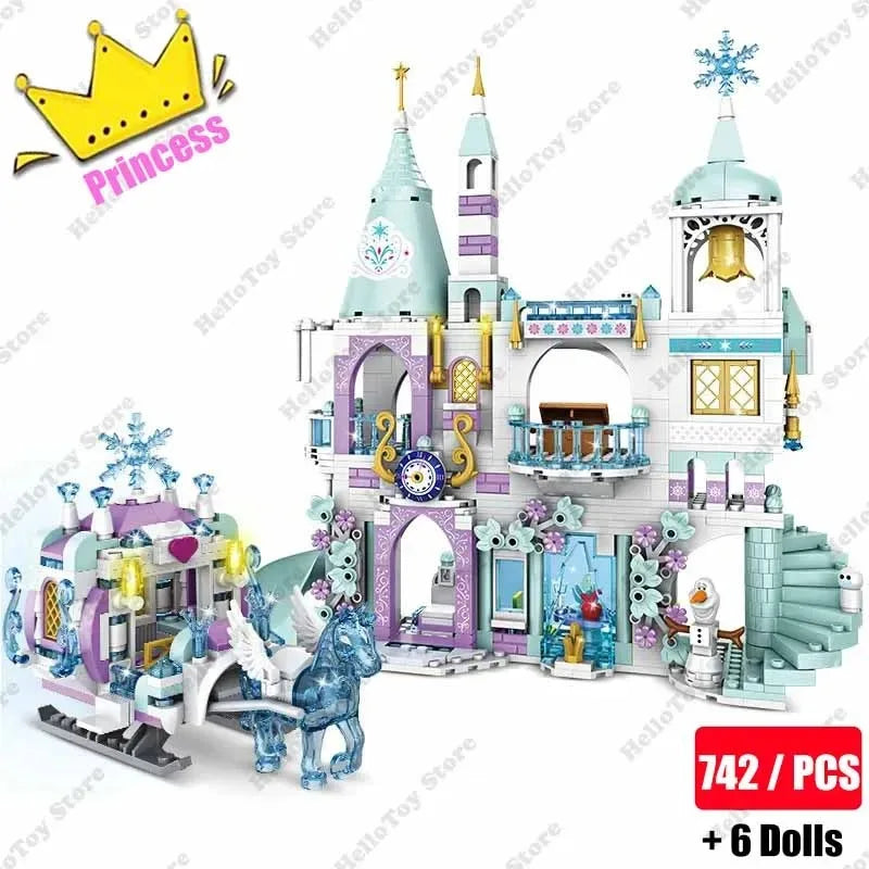 Girls Friendship Tree House Villa Castle Building Blocks