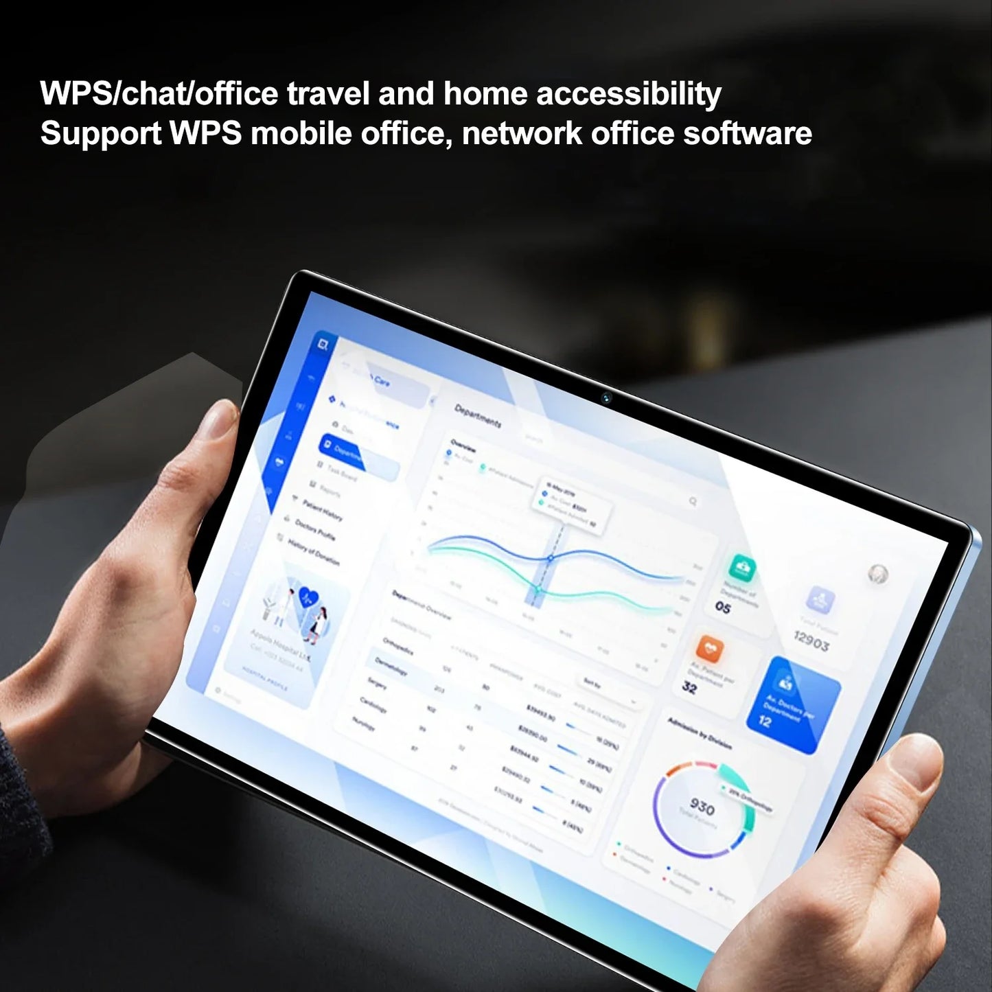 10.1-Inch Android Tablet PC - Octa-Core, Dual SIM, 4GB RAM