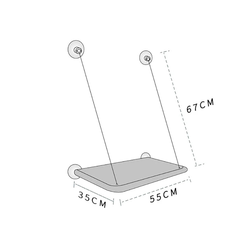 Heavy-Duty Window Cat Hammock | 20KG Capacity Sunlit Hanging Bed