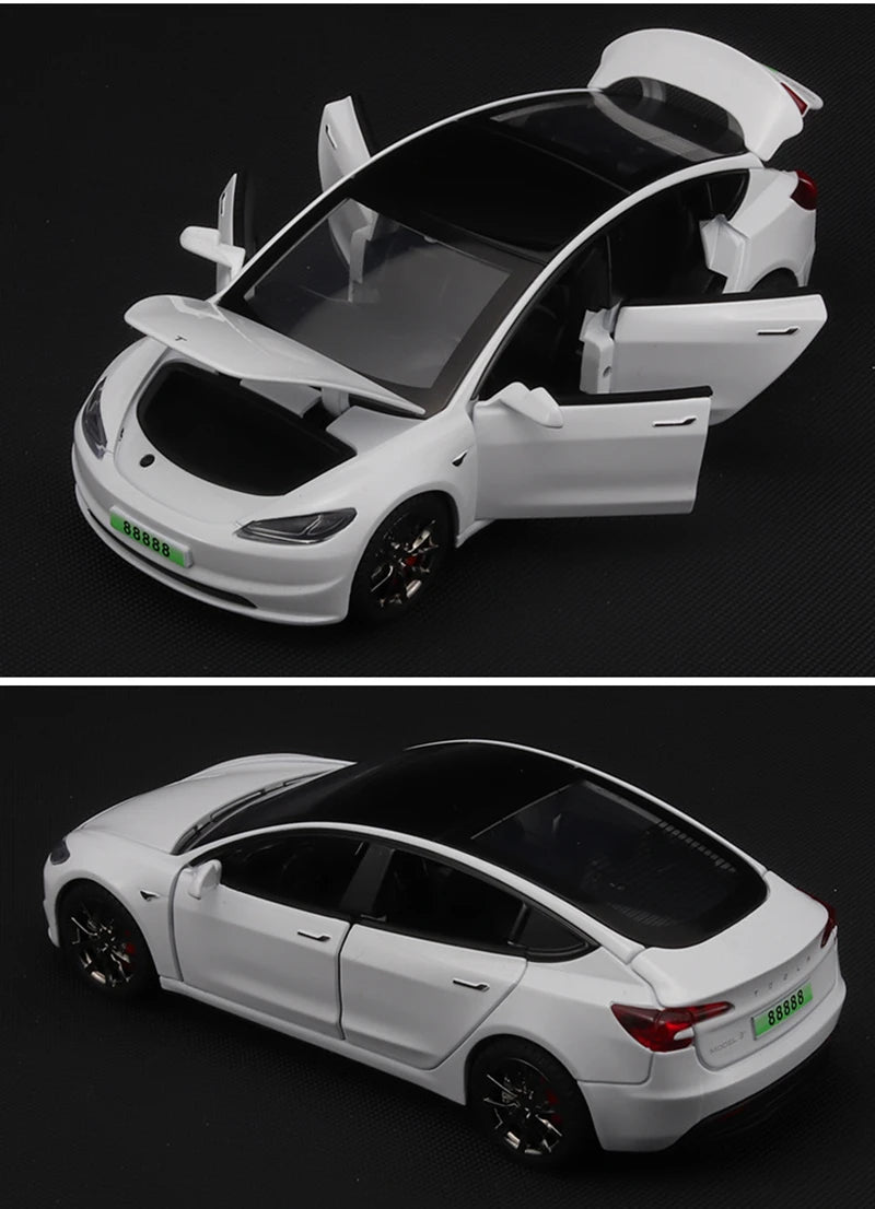 Model 3 Alloy Diecast Car - Sound & Light