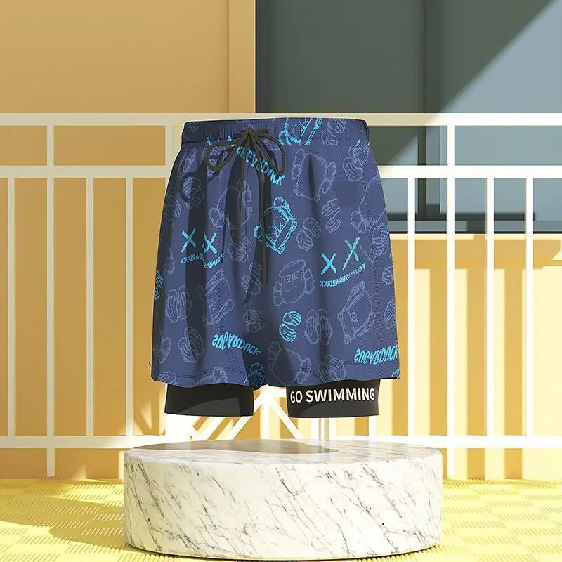 Men’s Quick Dry Swim Trunks with Liner for Beach & Poolwear