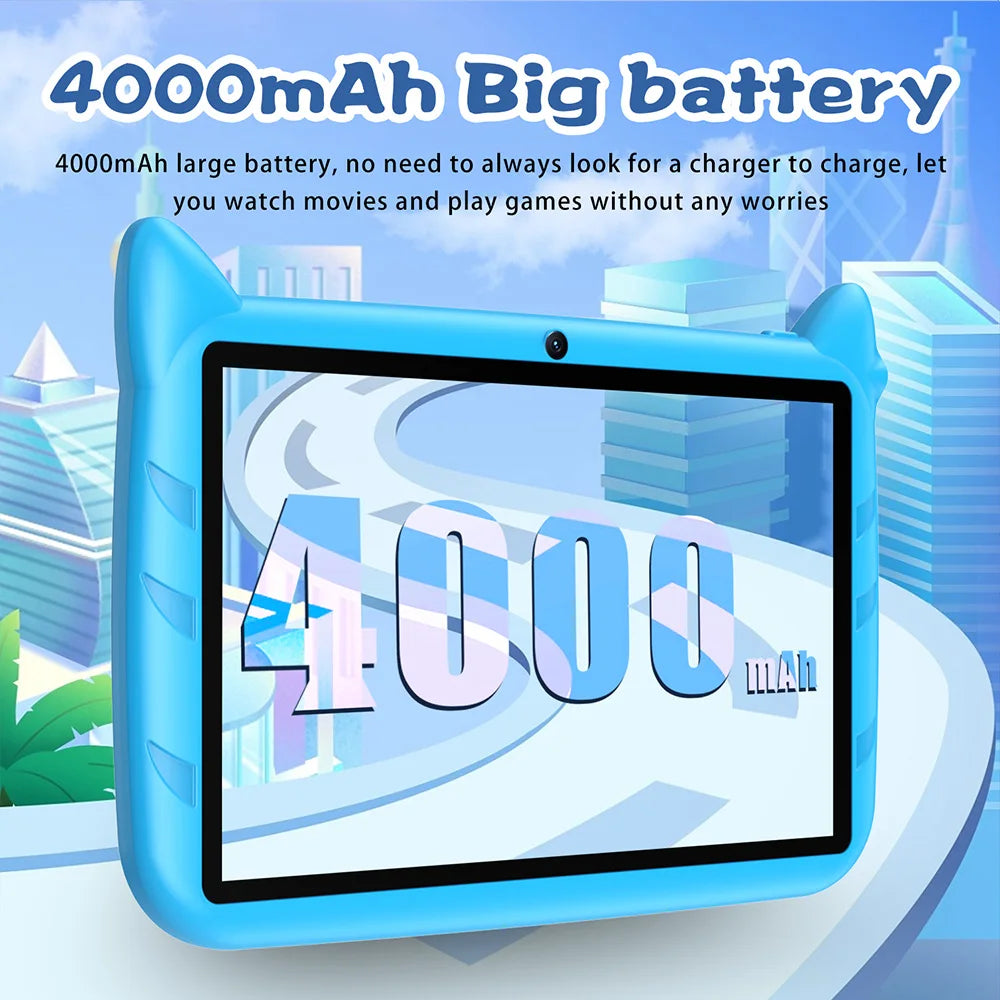 BDF 7-Inch Kids Tablet - Android 13, 4GB RAM, 64GB Storage