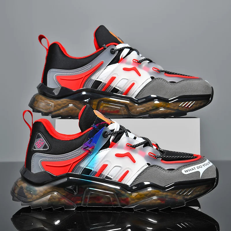 Men’s Luxury Fashion Sneakers – Breathable Casual Running Trainers