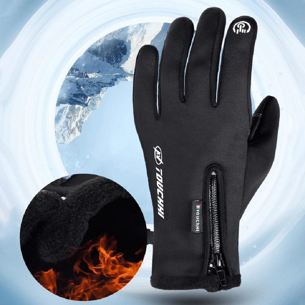 Windproof Rechargeable Touch Screen Winter Gloves